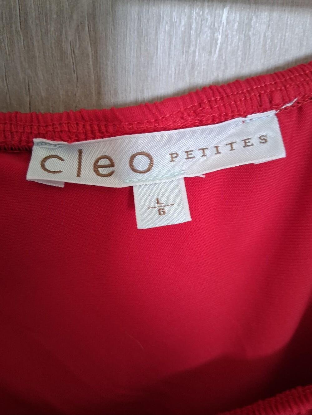 Cleo Red Off-Shoulder Ruffle Top - Picture 2 of 2